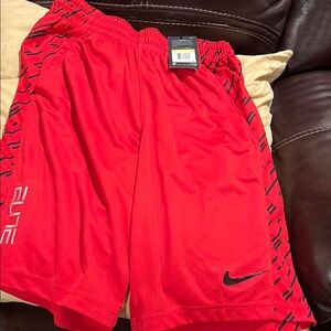 Nike Elite Red and Black Athletic Shorts